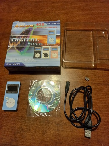 Microlettore mp3 blu majestic - ,