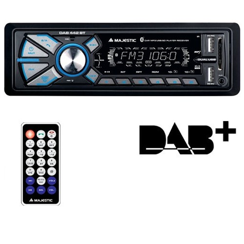 Autoradio bluetooth din - din, usb